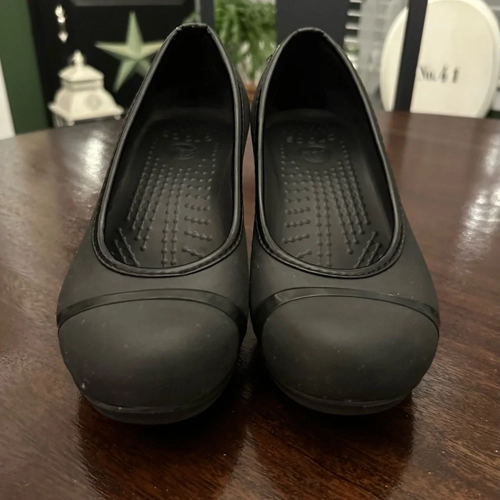 CROCS platform wedge